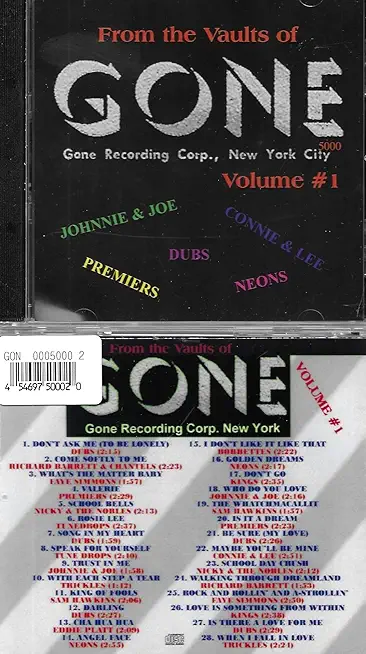 GONE RECORDS-FROM THE VAULTS V1 28 CUTS / VARIOUS