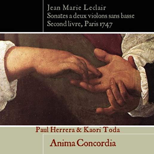 J.M. LECLAIR SONATAS FOR TWO VIOLINS OP.12 SECOND