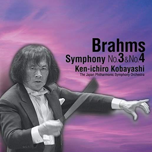 BRAHMS: SYMPHONY NO.3 & NO.4 (BLUS) (JPN)