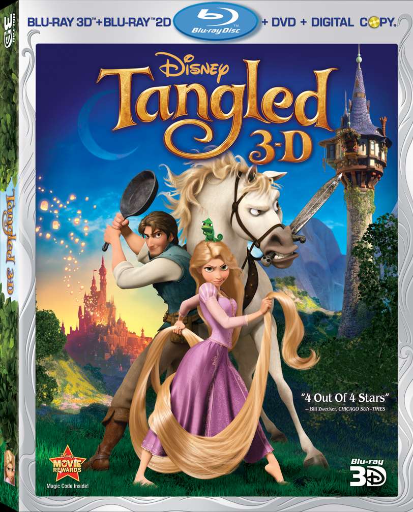 TANGLED (2010) (3D) (W/DVD) (WBR) (3-D) (AC3) (WS)