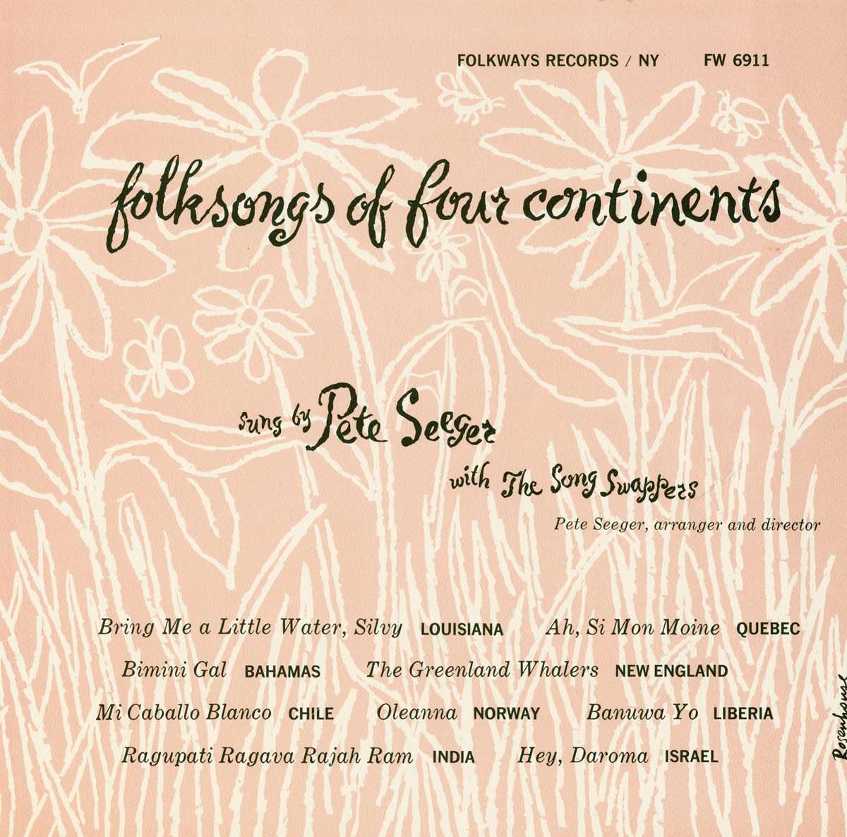 FOLK SONGS OF FOUR CONTINENTS