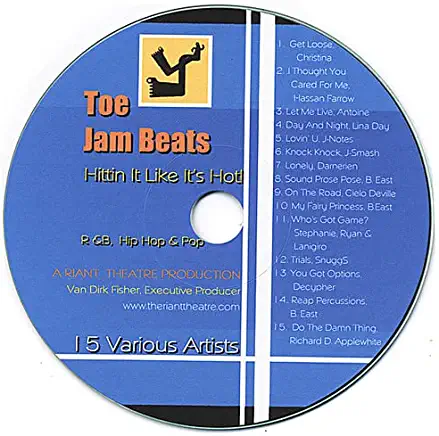 TOE JAM BEATS: HITTIN' IT LIKE IT'S HOT! (CDR)