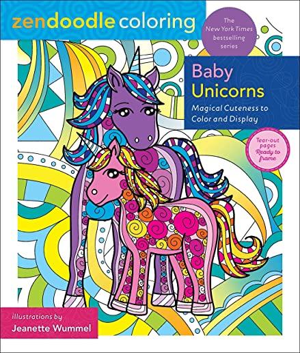 ZENDOODLE COLORING BABY UNICORNS (PPBK)