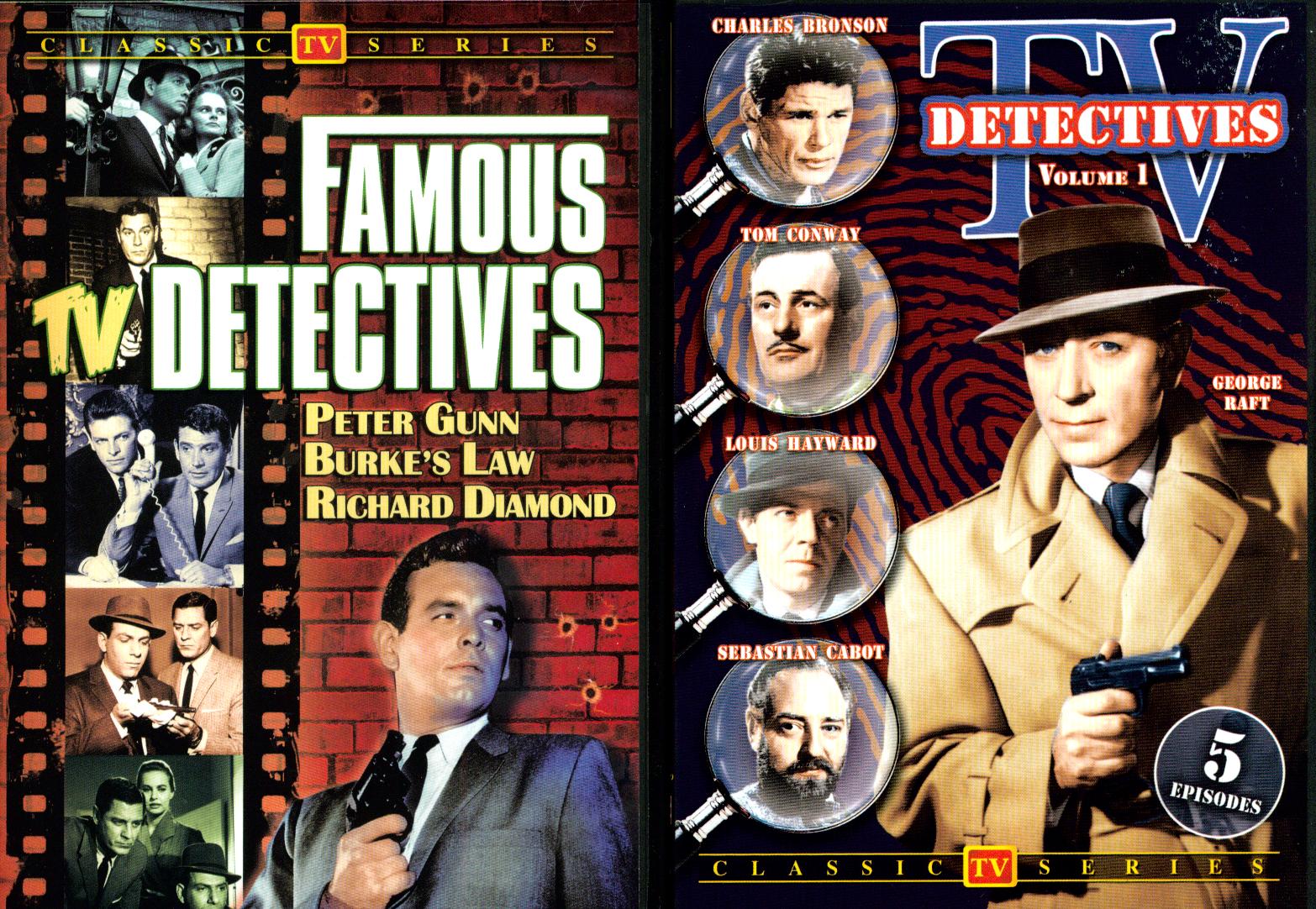 FAMOUS TV DETECTIVES COLLECTION (2PC) / (B&W)