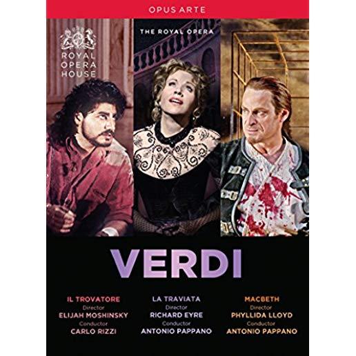 VERDI: IL TROVATORE / LA TRAVIATA / MACBETH (3PC)