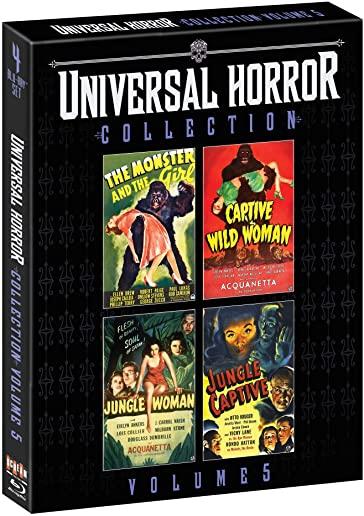 UNIVERSAL HORROR COLLECTION 5 (4PC) / (DTS MONO)