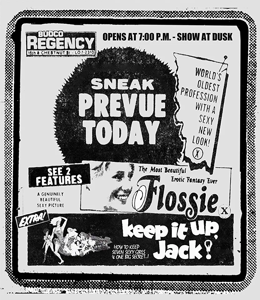 FLOSSIE + KEEP IT UP JACK (DRIVE-IN DOUBLE FEATUR)