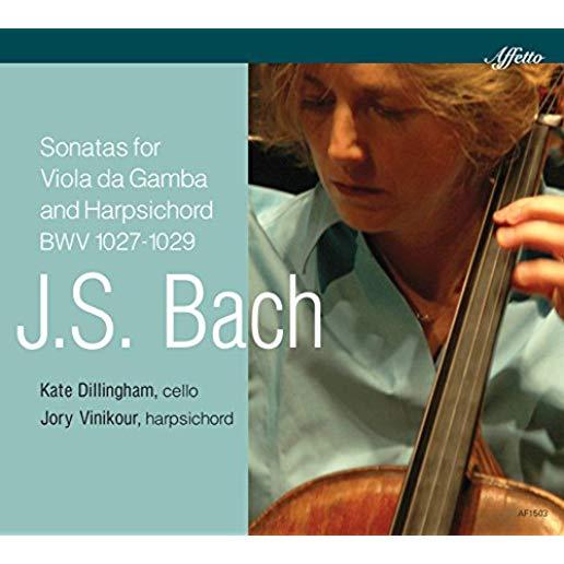 J.S. BACH: SONATAS FOR VIOLA DA GAMBA & HARPSICHOD