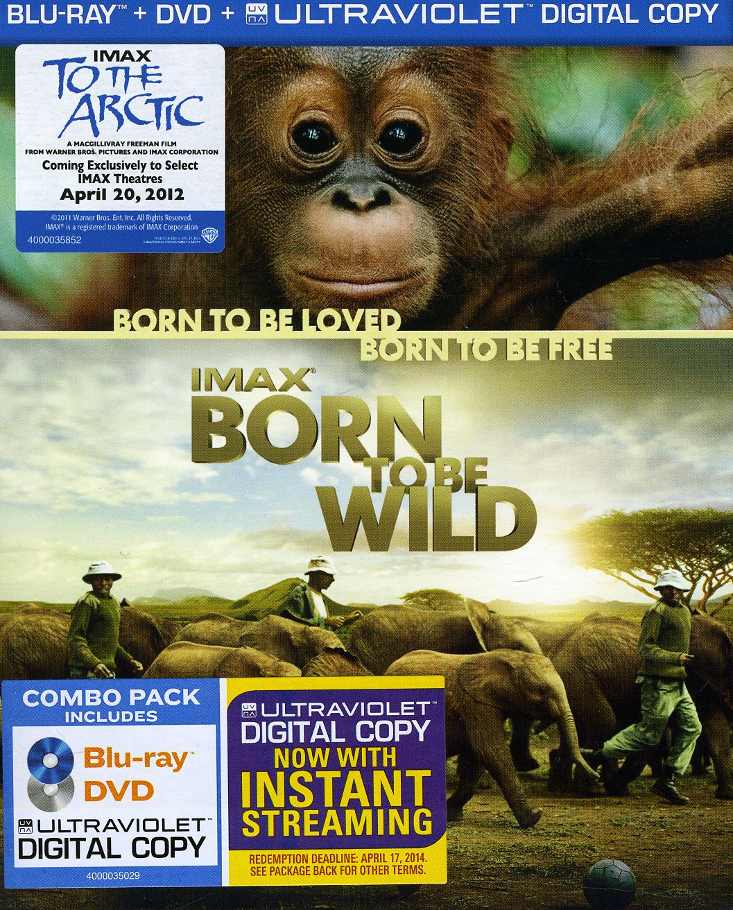 IMAX: BORN TO BE WILD (W/DVD) / (UVDC AC3 DIGC)