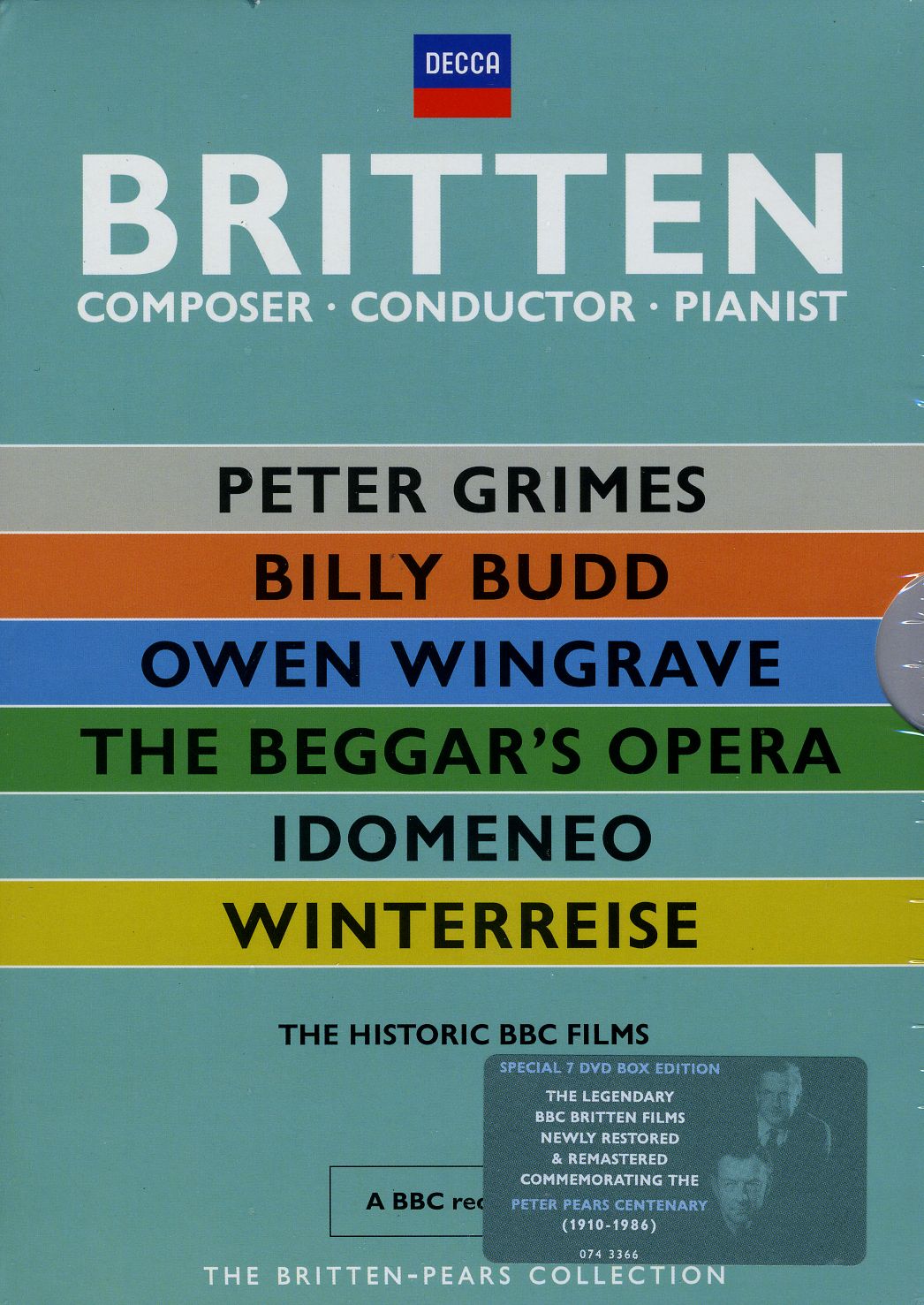 BRITTEN: PEARS COLLECTION / VARIOUS (6PC)