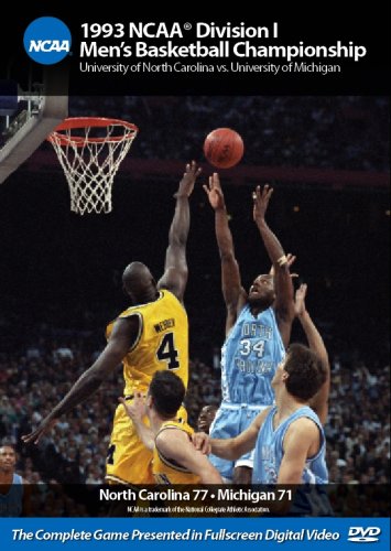 1993 NCAA CHAMPIONSHIP NORTH CAROLINA VS MICHIGAN