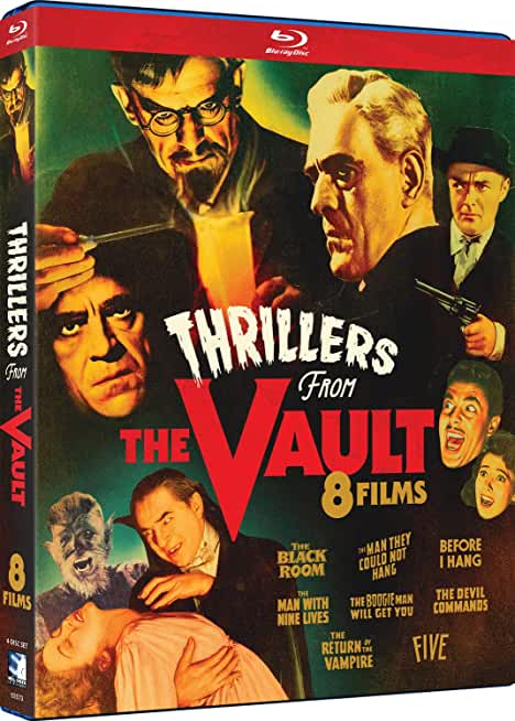 THRILLERS FROM THE VAULT - 8 CLASSIC HORROR FILMS