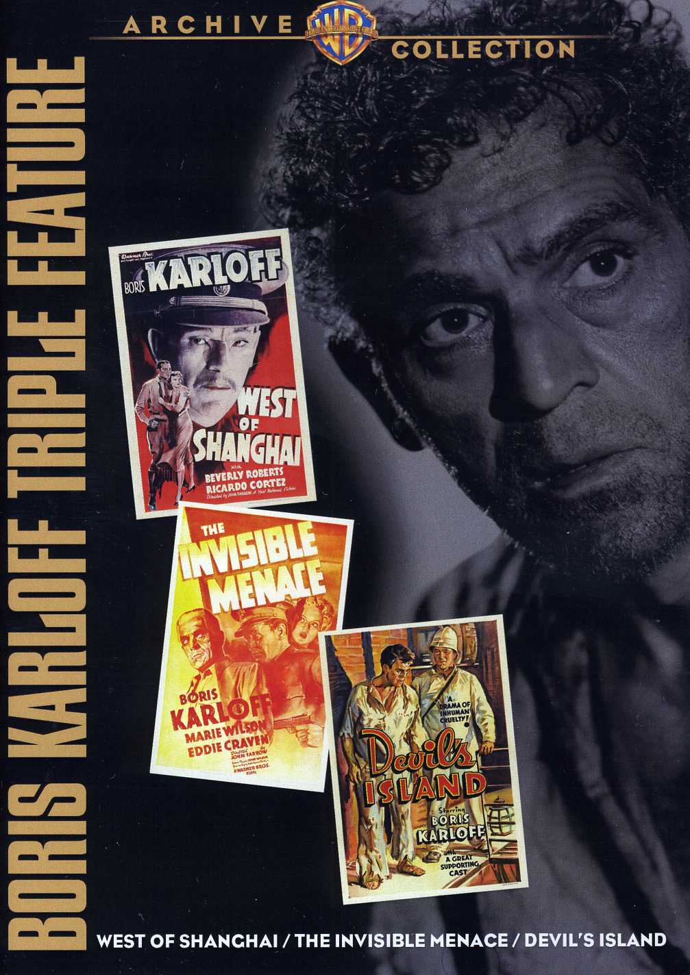 BORIS KARLOFF TRIPLE FEATURE / (FULL MOD MONO)