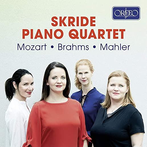 SKRIDE PIANO QUARTET PLAYS MOZART & BRAHMS