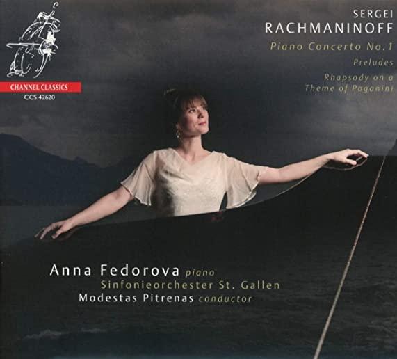 RACHMANINOV: PNO CON NO.1 RHAPSODY ON A THEME OF