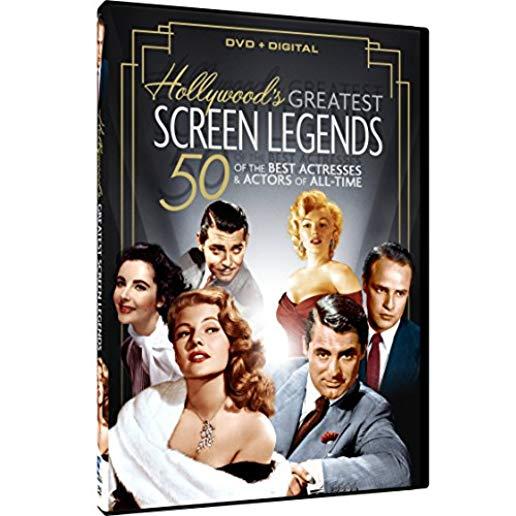 HOLLYWOOD'S 50 GREATEST SCREEN LEGENDS DVD (4PC)