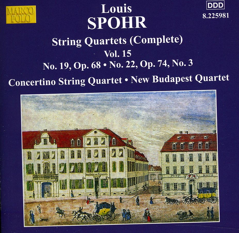 SPOHR: QUARTETS NOS 19 & 22