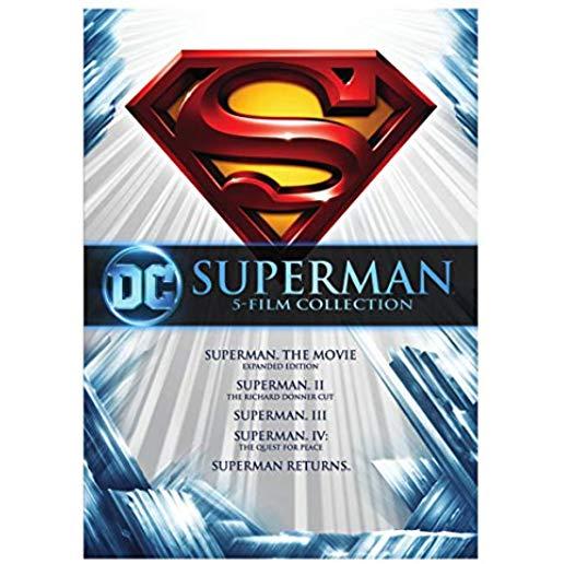 SUPERMAN: 5 FILM COLLECTION (5PC) / (BOX SUB)