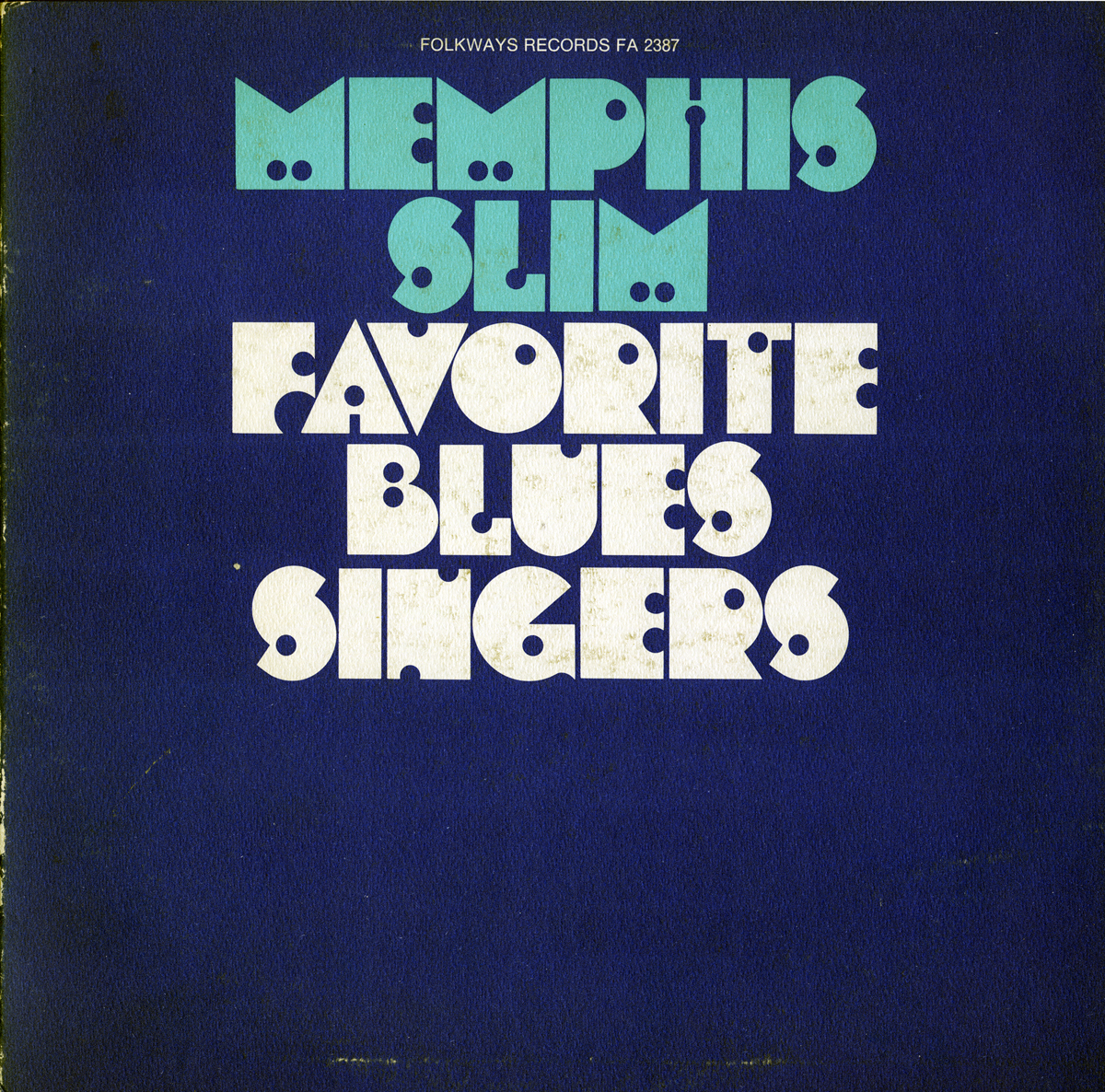 MEMPHIS SLIM - FAVORITE BLUES SINGERS