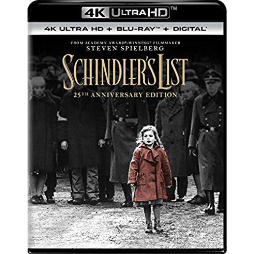 SCHINDLER'S LIST: 25TH ANNIVERSARY EDITION (4K)