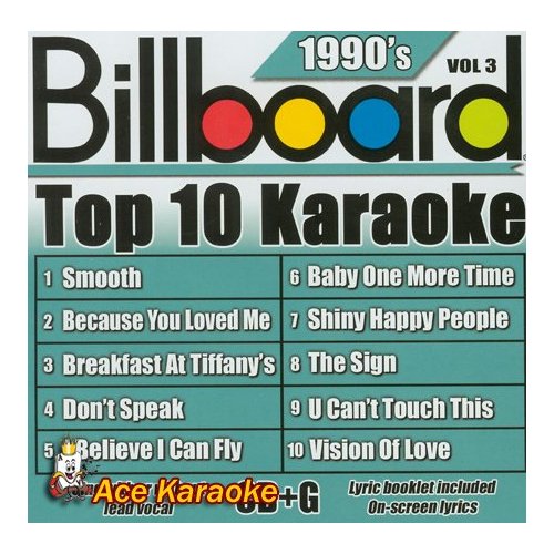 BILLBOARD TOP 10 KARAOKE: 90'S 3 / VARIOUS