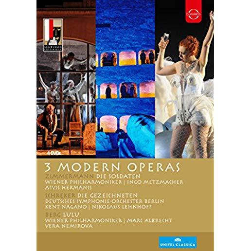 SALZBURG FESTIVAL 3 MODERN OPERAS (4PC)