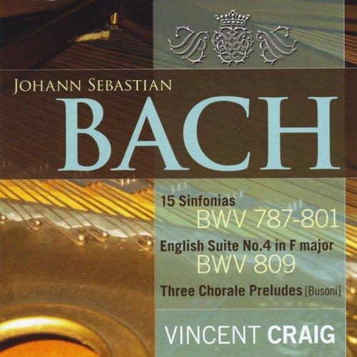 J.S. BACH: 15 SINFONIAS ENGLISH SUITE NO. 4 PRELUD